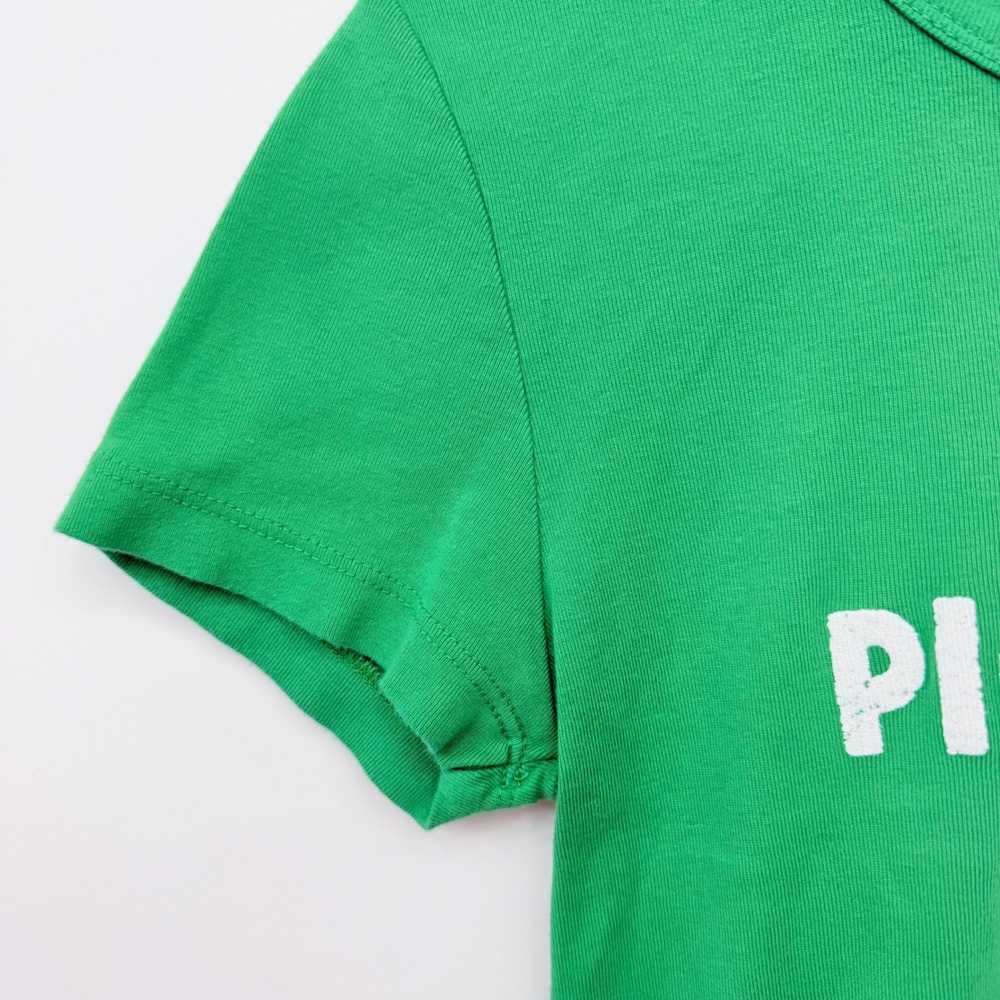 Junk Food NYC Pickleball Social Club Graphic Crop Tee Womens Small Green - Picture 8 of 8